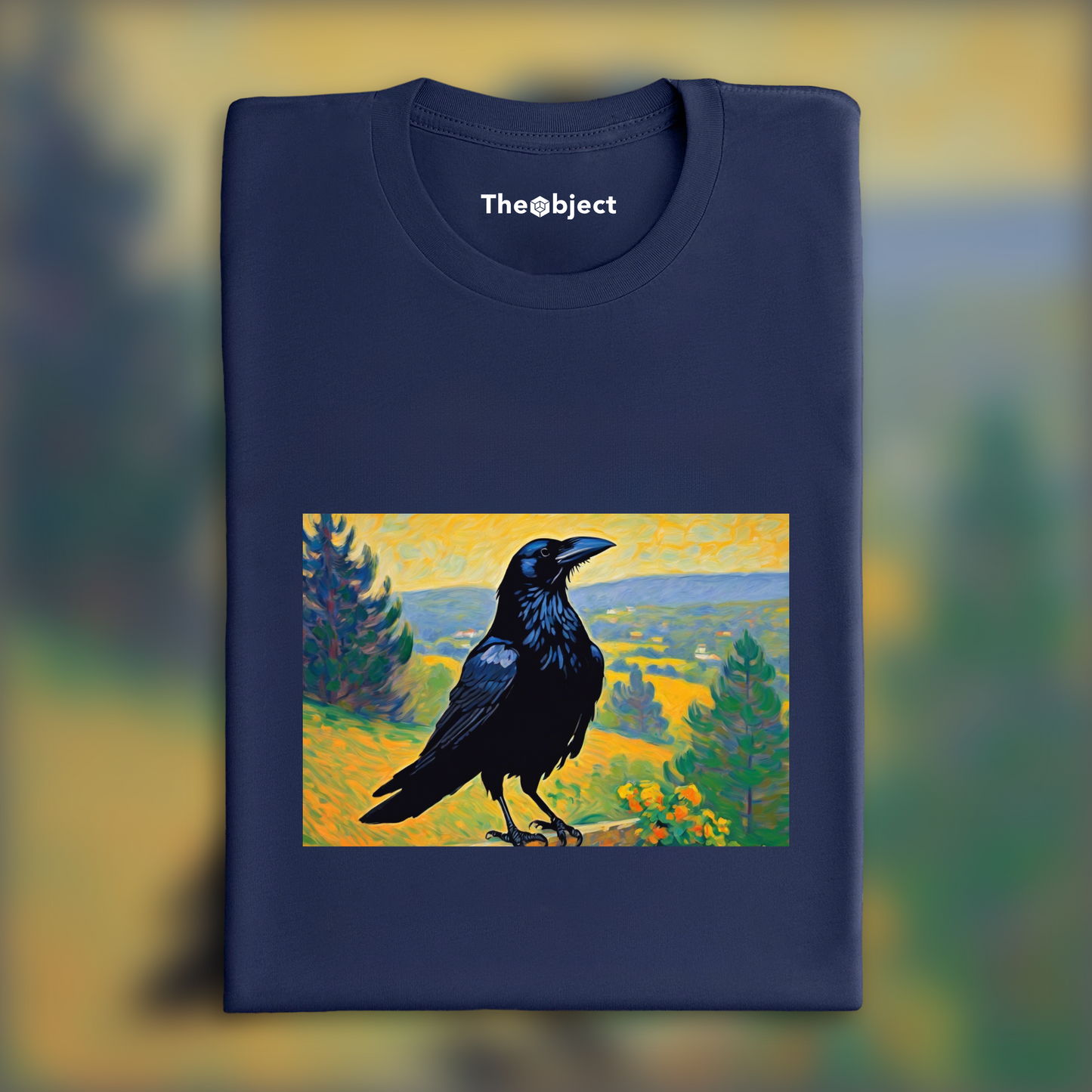 T-Shirt - Intimate French scene, Crow - 1425453535