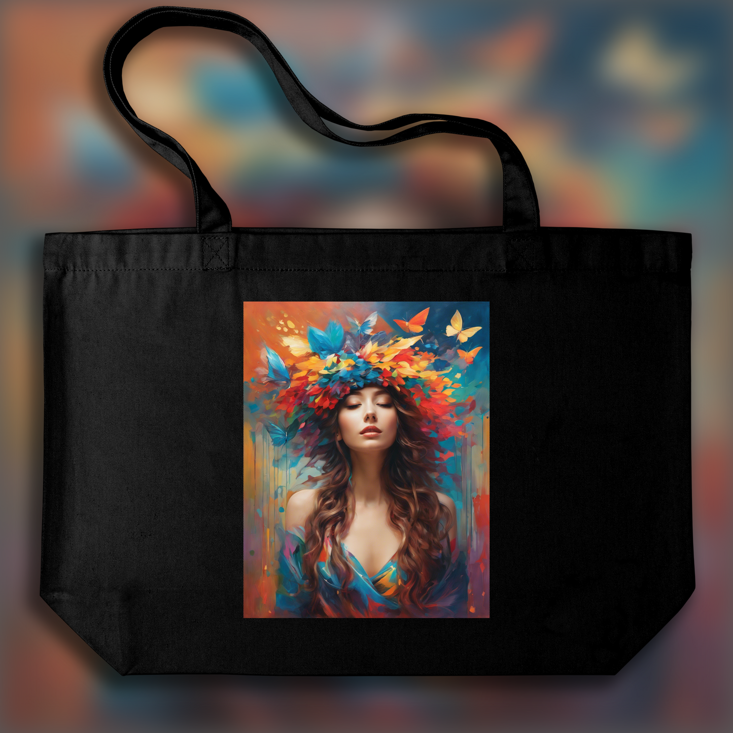 Tote bag - ARTISTIC EUPHORIA, ARTISTIC EUPHORIA - 2873468273