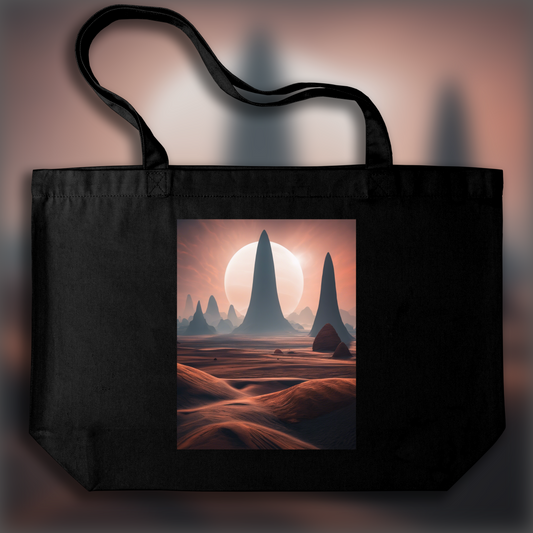 Tote bag - Exoplanet landscape - 2791403227