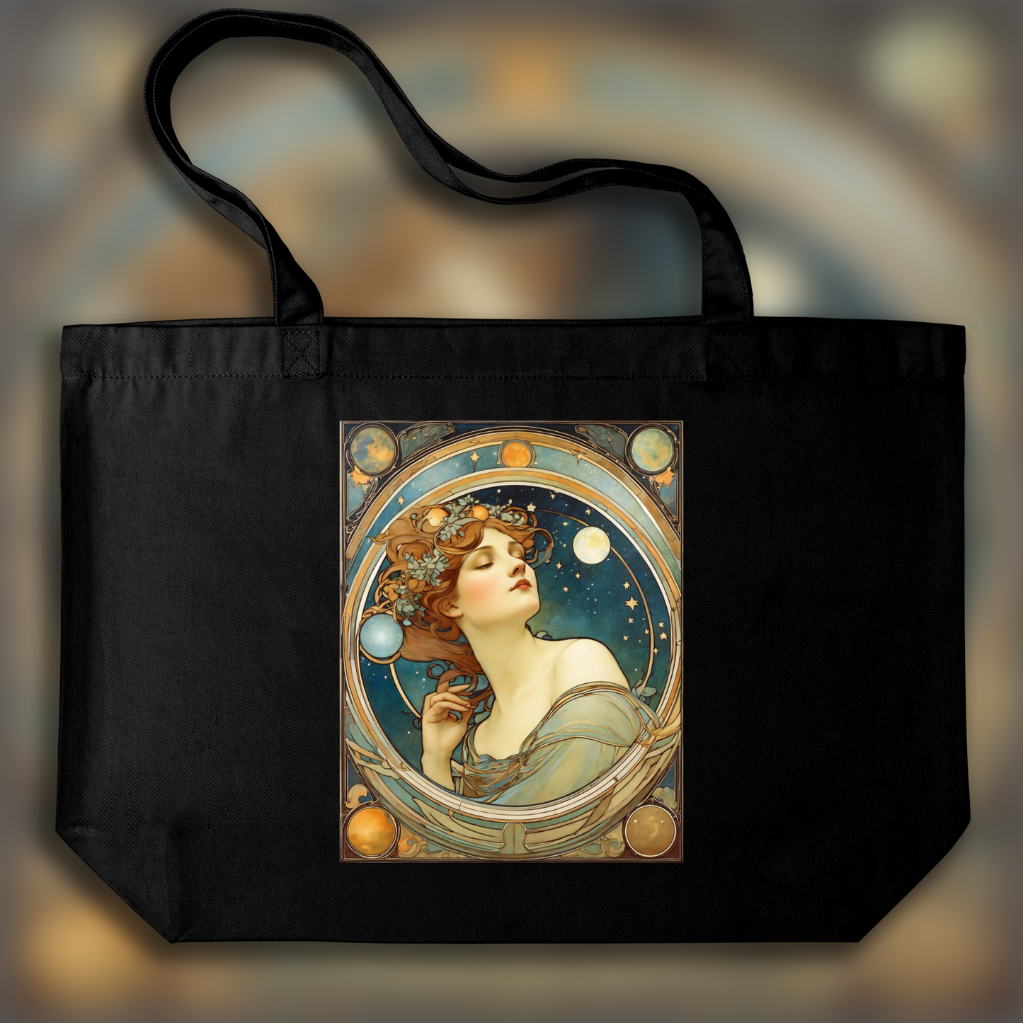 Tote bag - Mucha, Astronomie - 1376514568