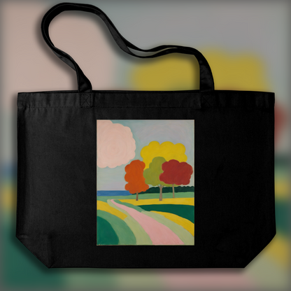 Tote bag - Figuratif intimiste américain, tendance abstraite, Arc-en-ciel - 1102522723