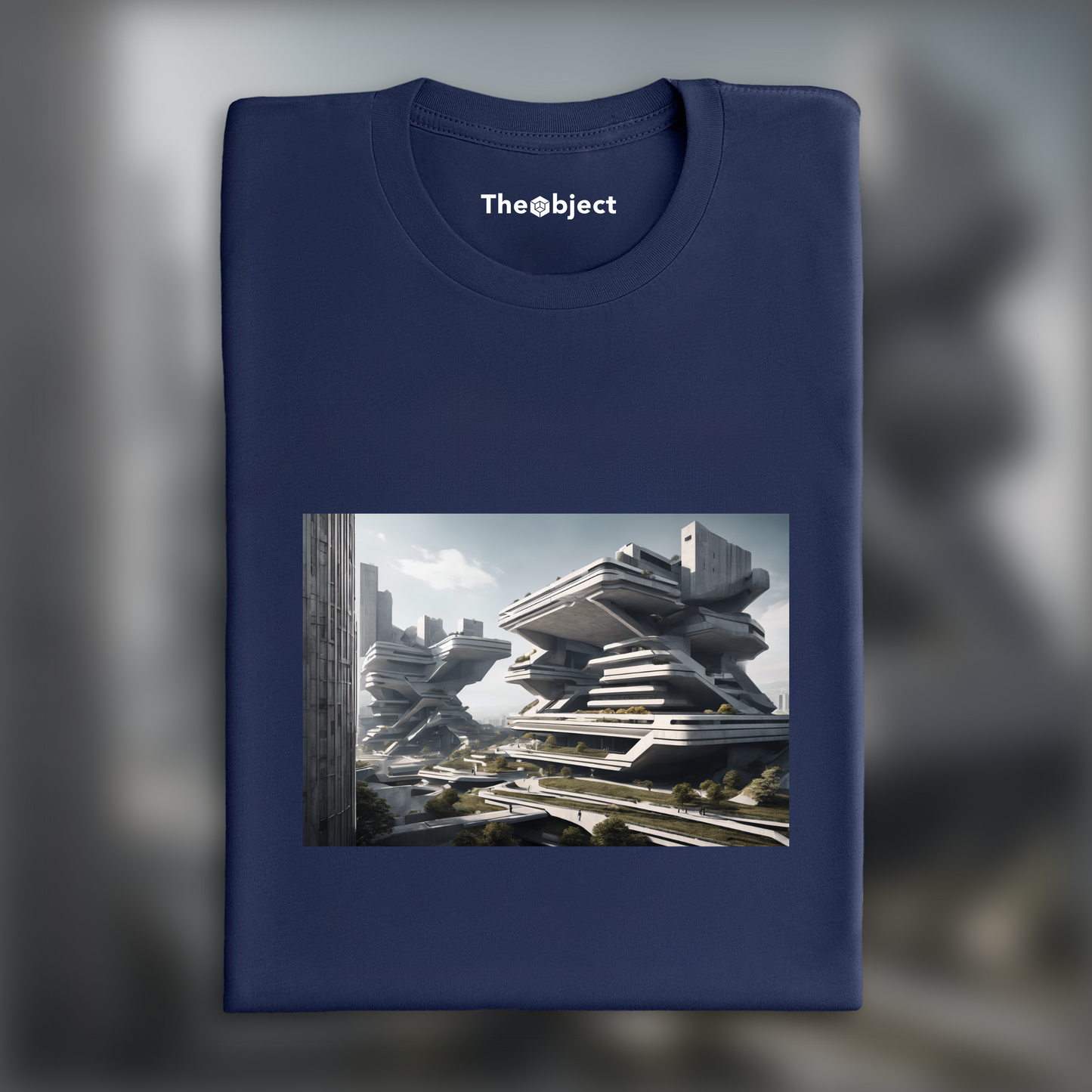 T-Shirt - Brutalism, Futuristic city - 1950289918