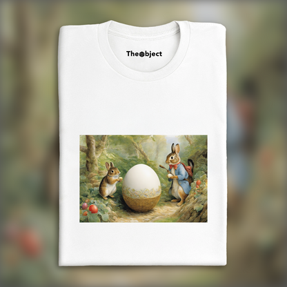 T-Shirt - Charming tales, delicate British watercolors, Egg - 2126120526