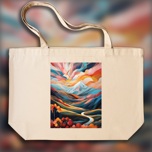 Tote bag - ARTISTIC EUPHORIA, ARTISTIC EUPHORIA - 3771972435