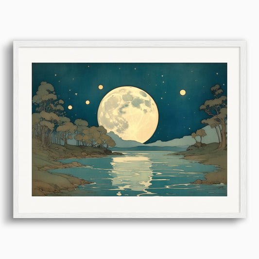 Poster: Edmond Dulac, Moon