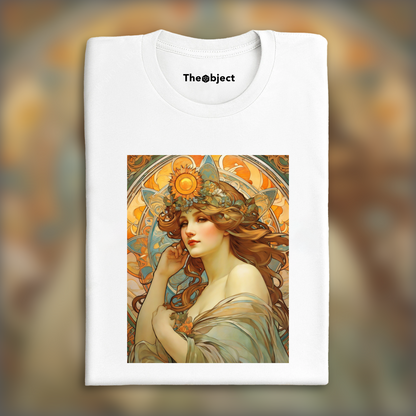 T-Shirt - Enchanting fusion of ornate lines and flowing shapes, Sun - 784626