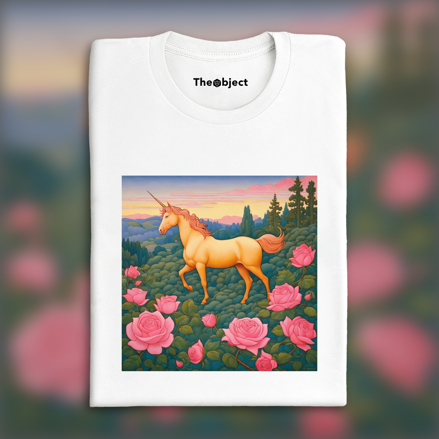 T-Shirt - Paul Ranson, Pink Unicorn, Pink unicorn - 2197391854