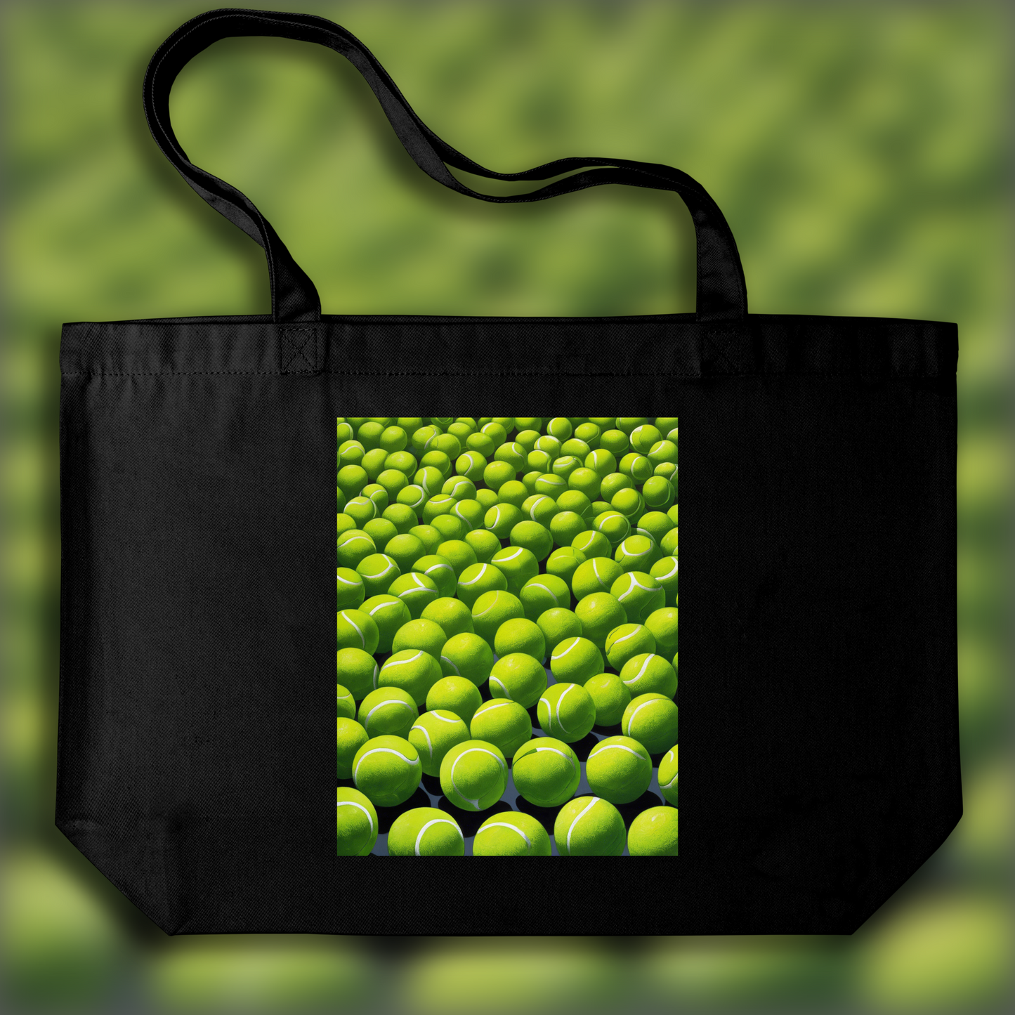 Tote bag - Belgian surrealism, tennis balls - 2169015337