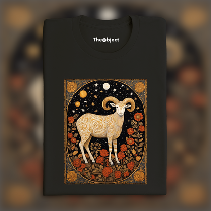 T-Shirt - Post-impressionisme contemporain américain, Astrology, Aries sign - 1874938988