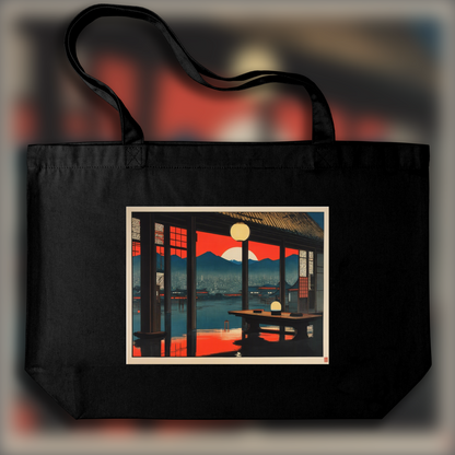 Tote bag - Vues poétiques ukiyo-e, moments fugaces, blade runner - 2864586527