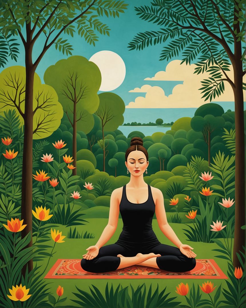 Image - Dreamlike and naive jungles with fanciful precision, Yoga - 1169644315