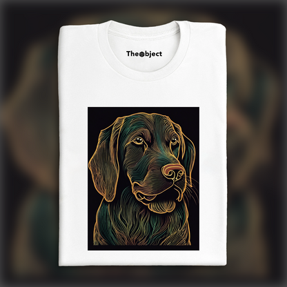 T-Shirt - Photolab luminescent neon, Dog - 39322614