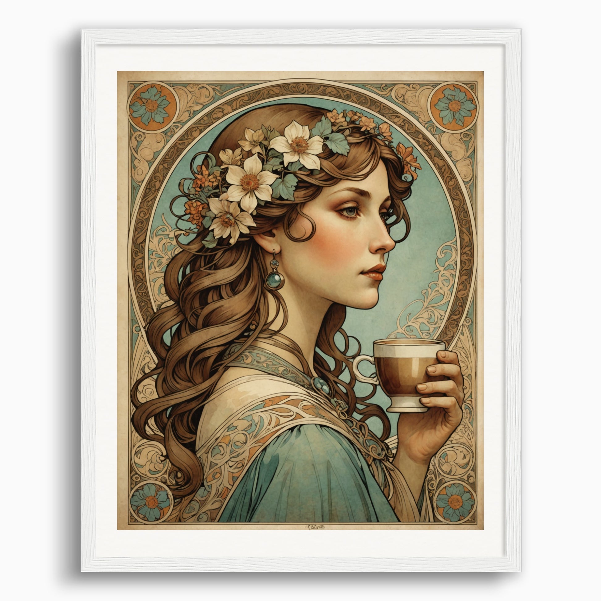 Poster: Mucha, Coffee