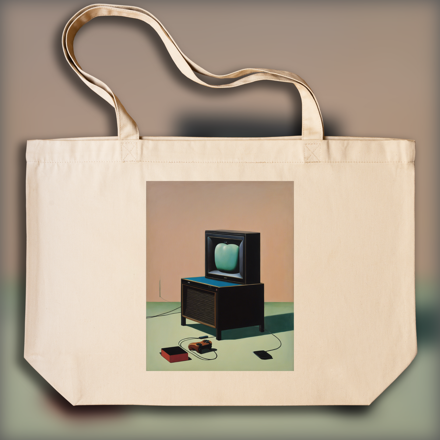 Tote bag - Surréalisme belge, Console de jeu vidéo - 1133182749