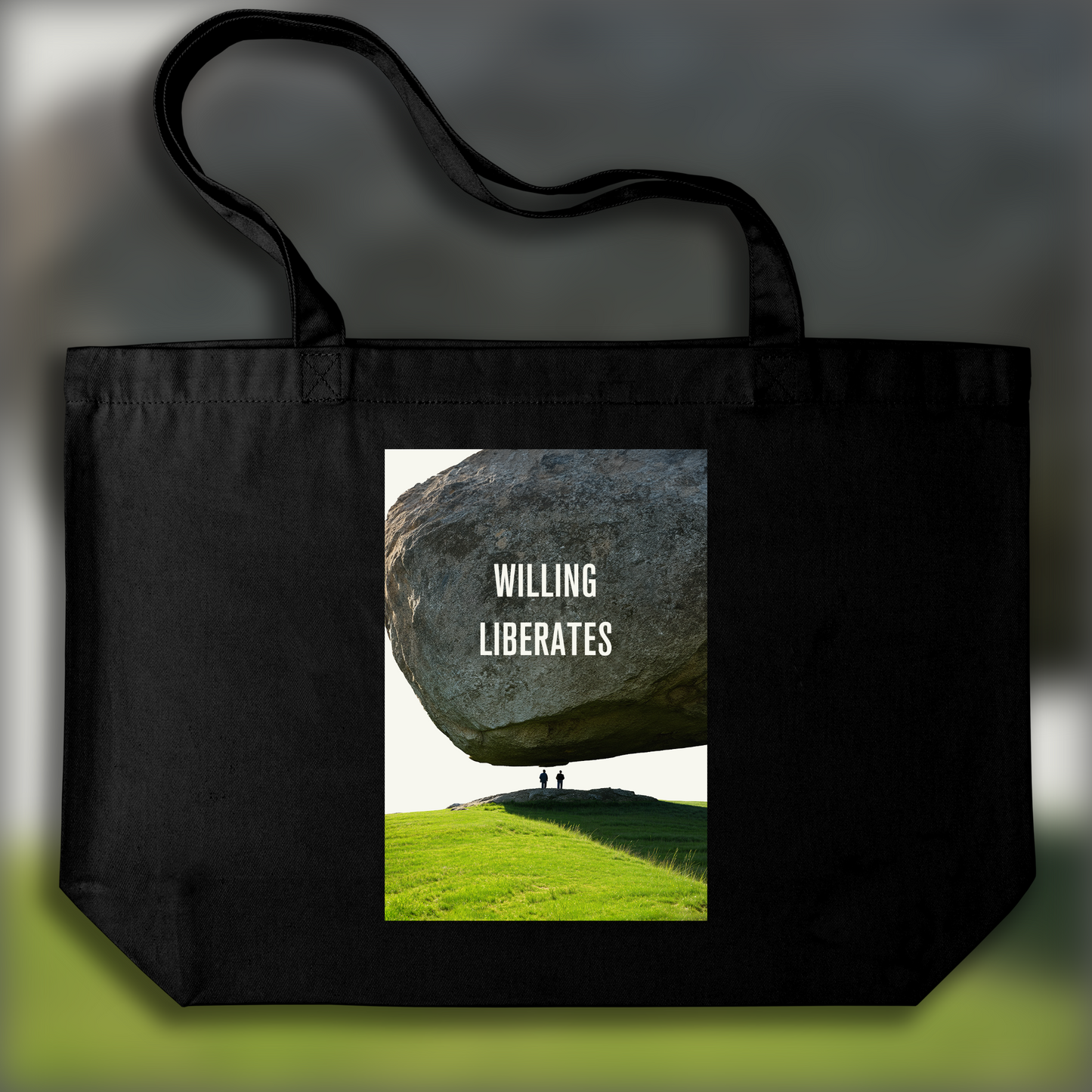 Tote bag - Vouloir libère, Nietzsche