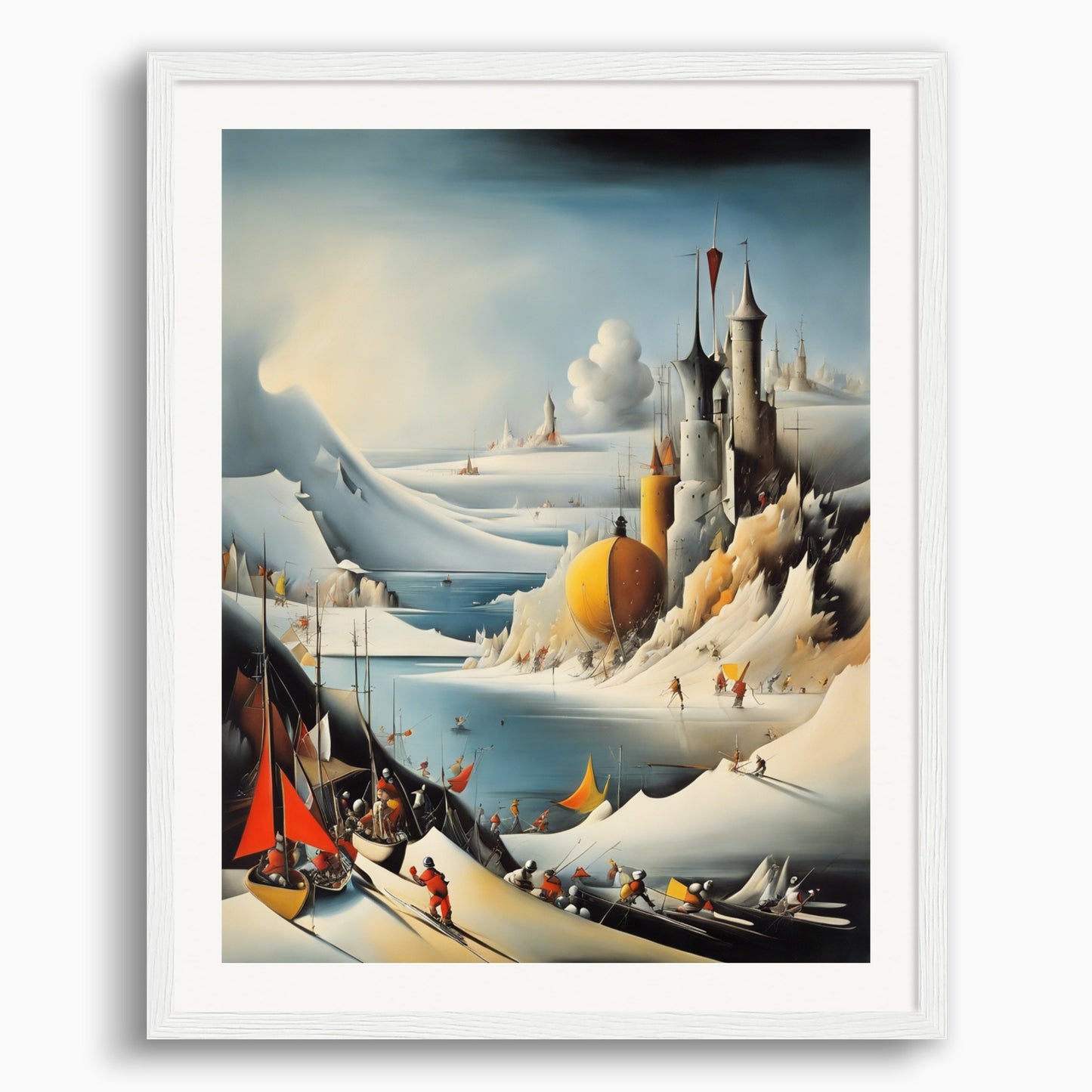 Poster: Yves Tanguy, Ski