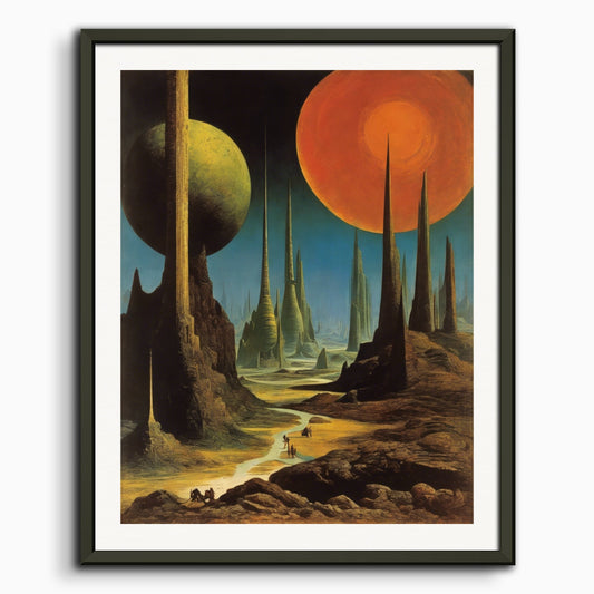 Poster: Max Ernst, Paysage exoplanète