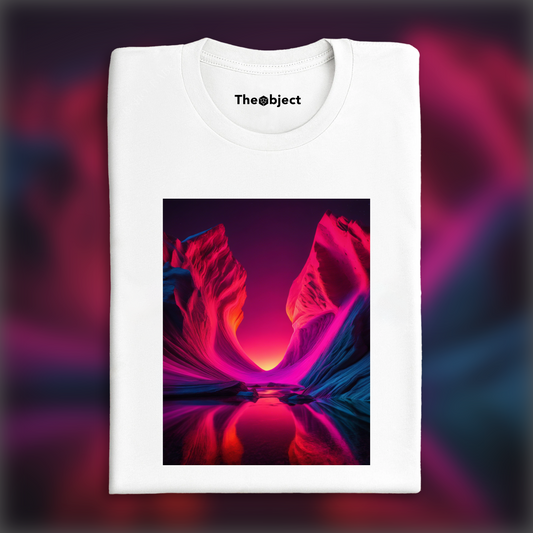 T-Shirt - Néon luminescent photolab, Paysage exoplanète - 2950163456