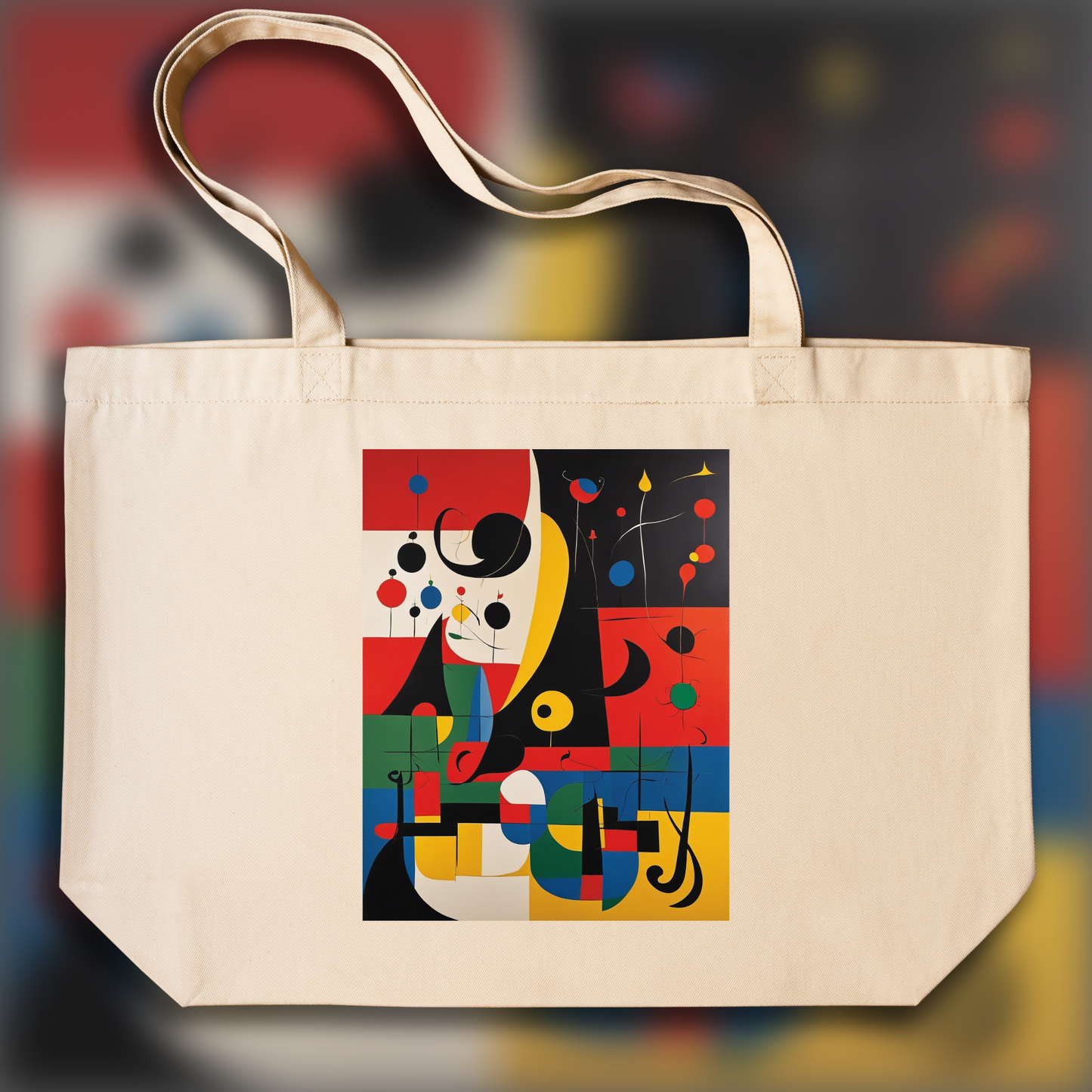 Tote bag - Catalan surrealist movement, ARTISTIC EUPHORIA - 1337549753