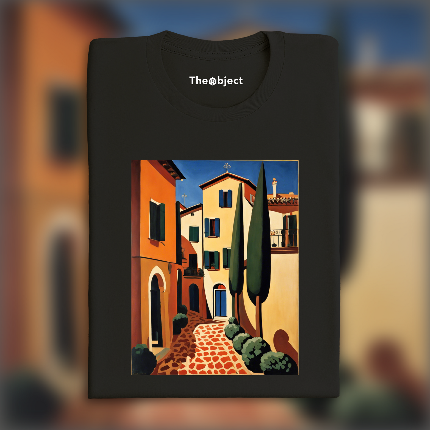 T-Shirt - Paysages alliant couleurs fauves et formes audacieuses, Italie - 1129098560