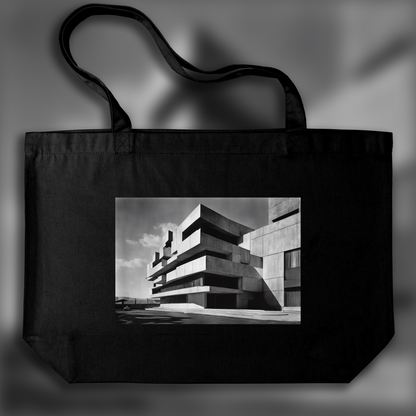 Tote bag - Photographie abstraite, nature et motifs géométriques , Brutalist architecture, city - 3228425031