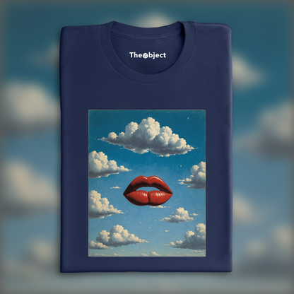 T-Shirt - Surréalisme belge, Des lèvres dans le ciel - 2898191184