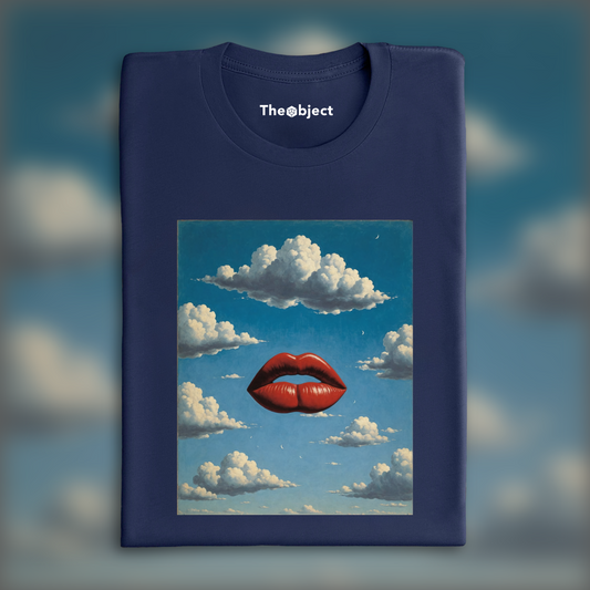 T-Shirt - Belgian surrealism, Lips in the sky - 2898191184