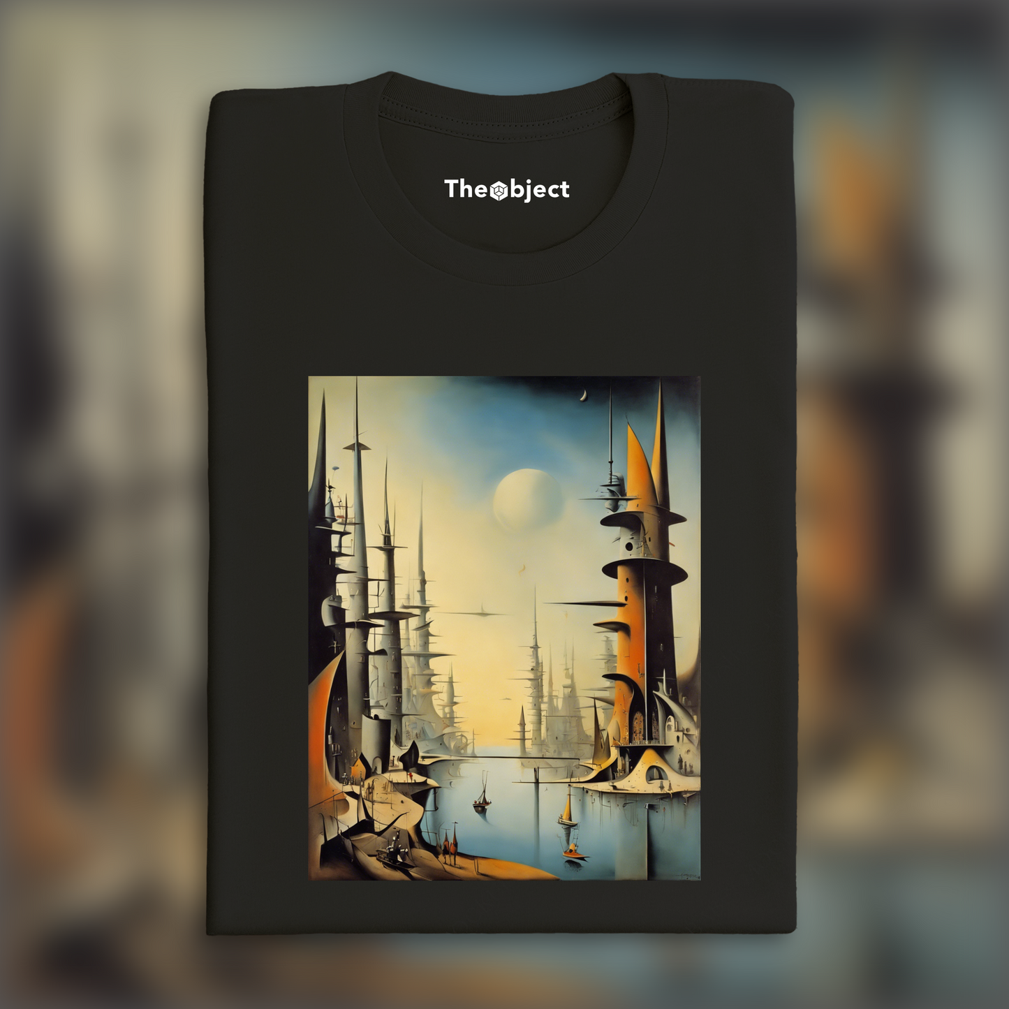 T-Shirt - Surréalisme énigmatique, Cité futuriste - 3860830110