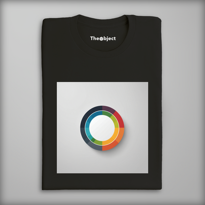 T-Shirt - L'art du minimalisme, cercles - 2498376593