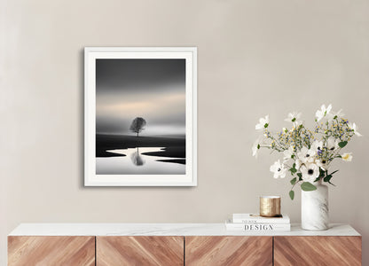 Poster with wood frame: , Landscape