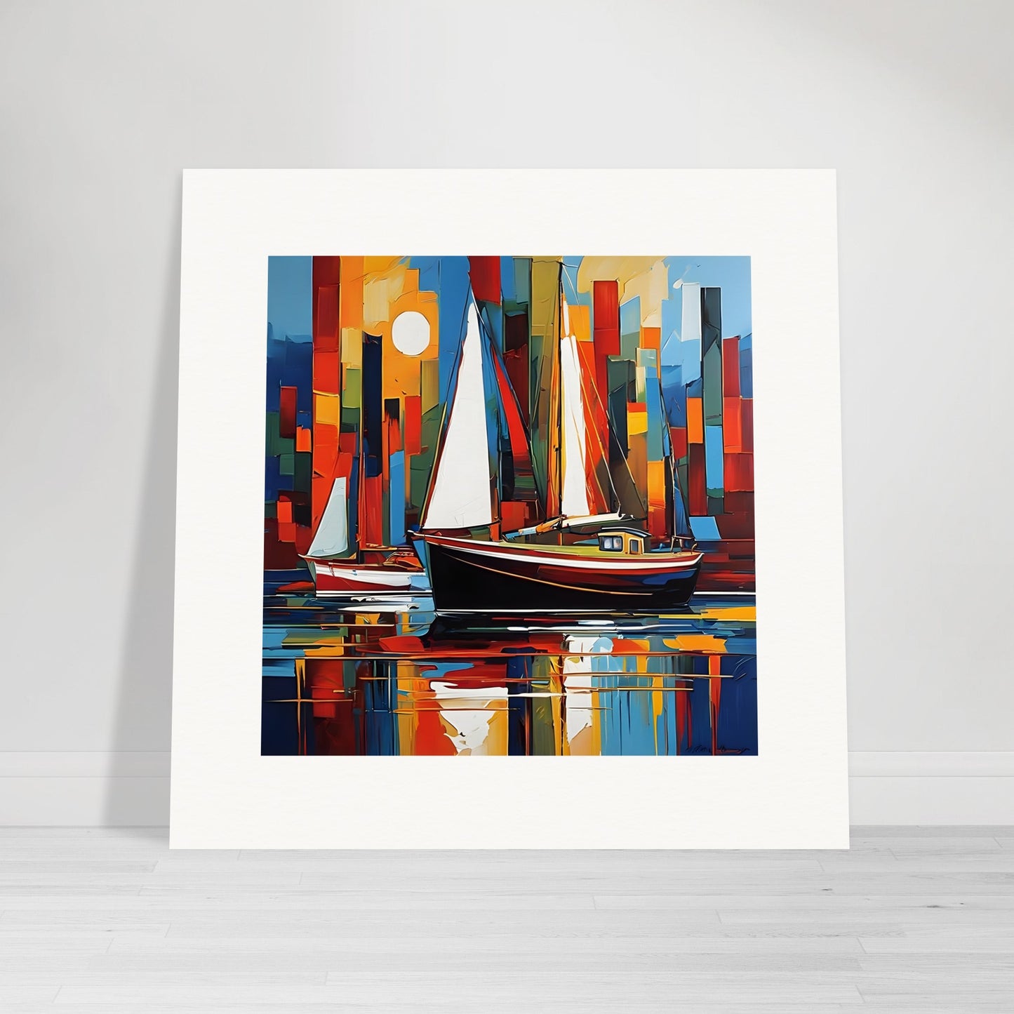 Affiche - Expressionisme abstract canadien, Bateau - 596688742