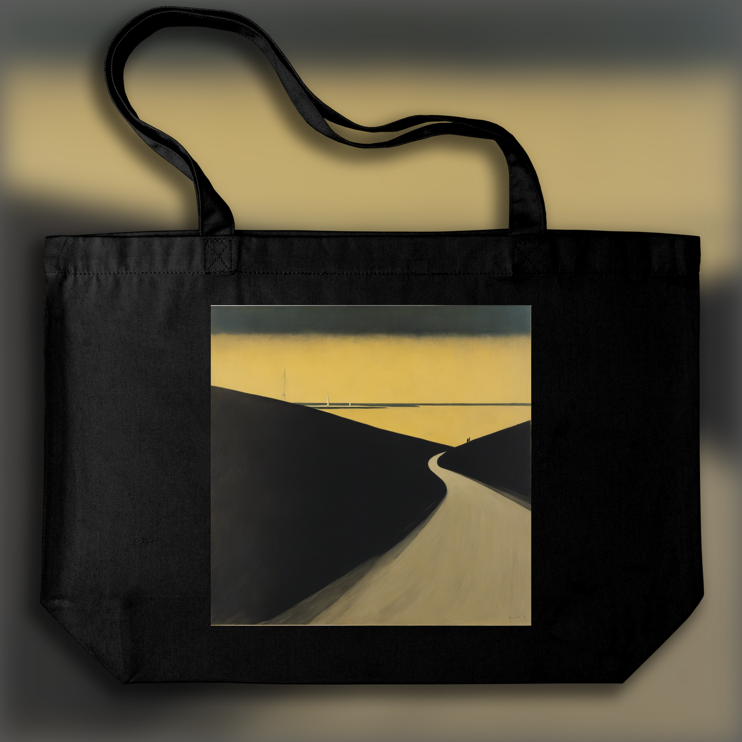 Tote bag - Belgian symbolism with haunting solitude, France - 582858371