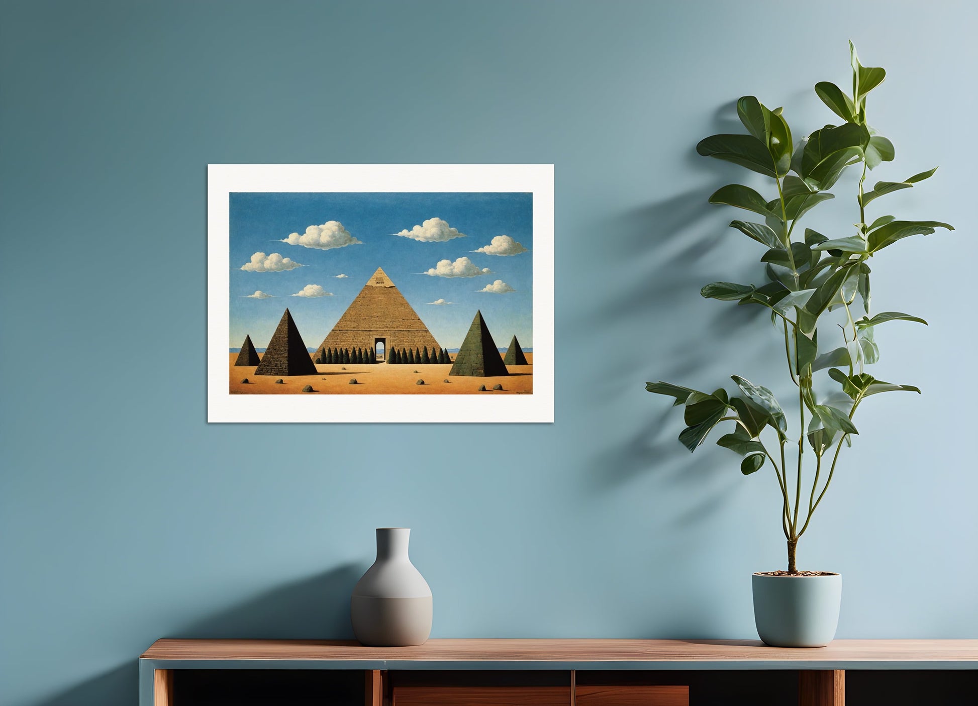 Poster: Belgian surrealism, Pyramid