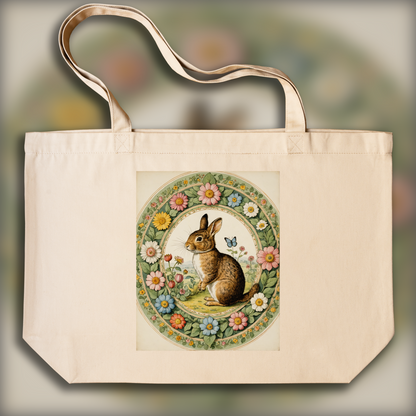 Tote bag - Charming tales, delicate British watercolors - 3919150240