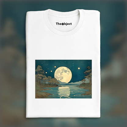 T-Shirt - Enchanting illustration with fantastic details, Moon - 2982033161