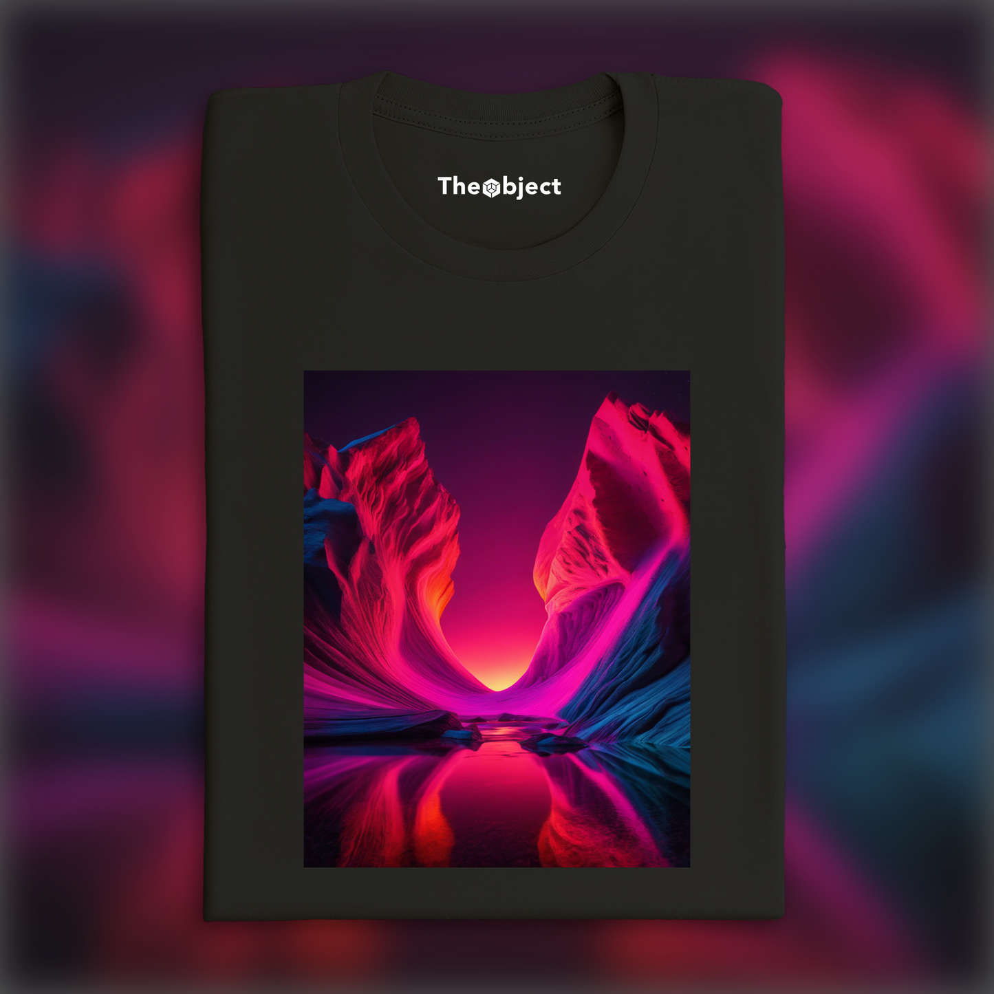 T-Shirt - Photolab luminescent neon, Exoplanet landscape - 2950163456