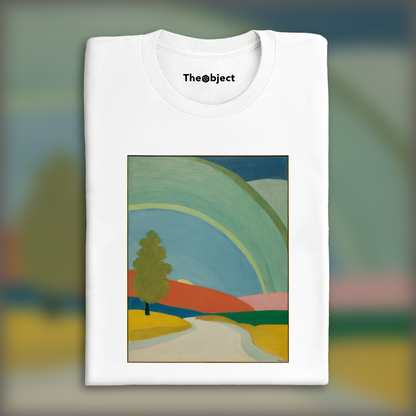 T-Shirt - Intimate American figurative, abstract trend, Rainbow - 3246724450