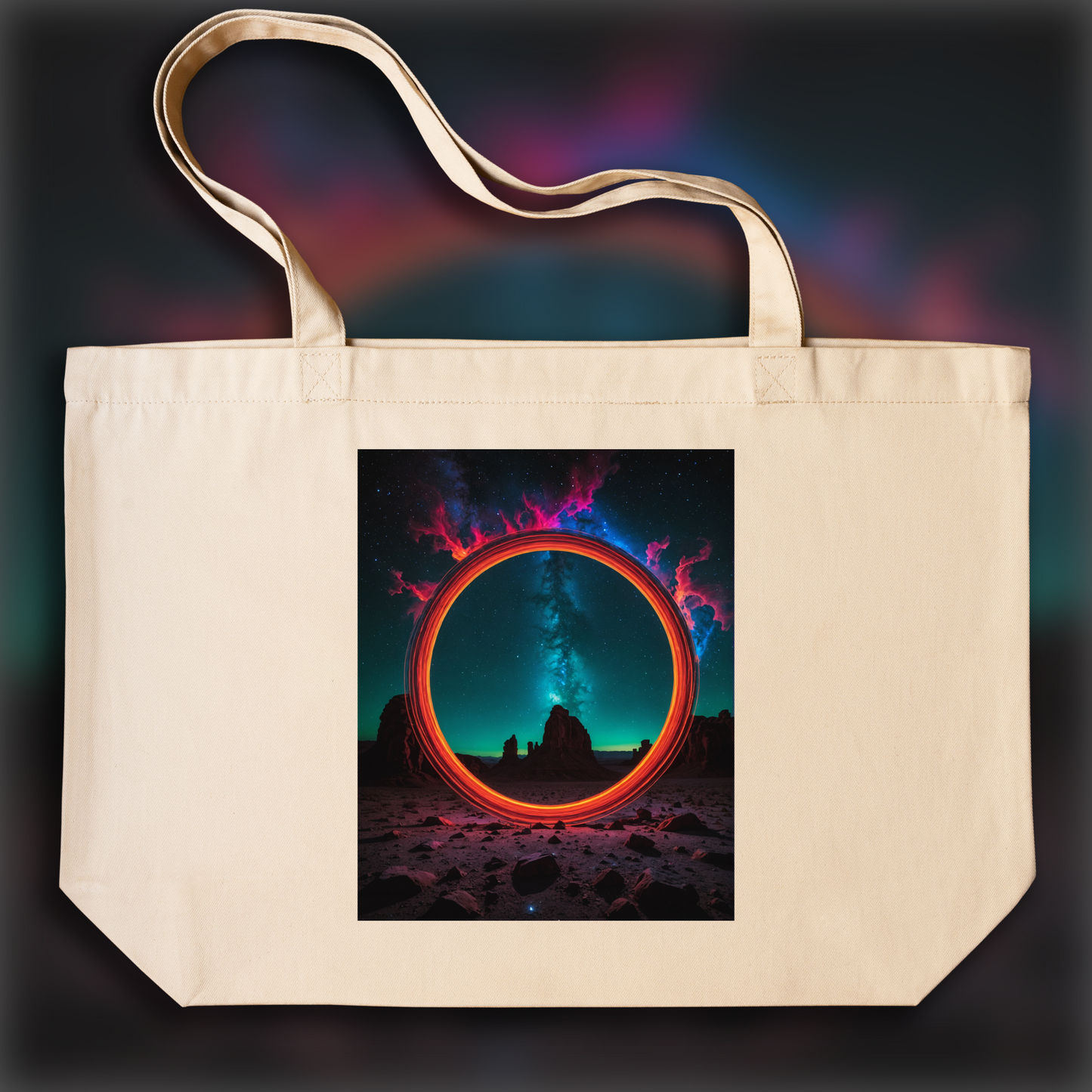 Tote bag - Néon luminescent photolab, Astronomie - 4043573015