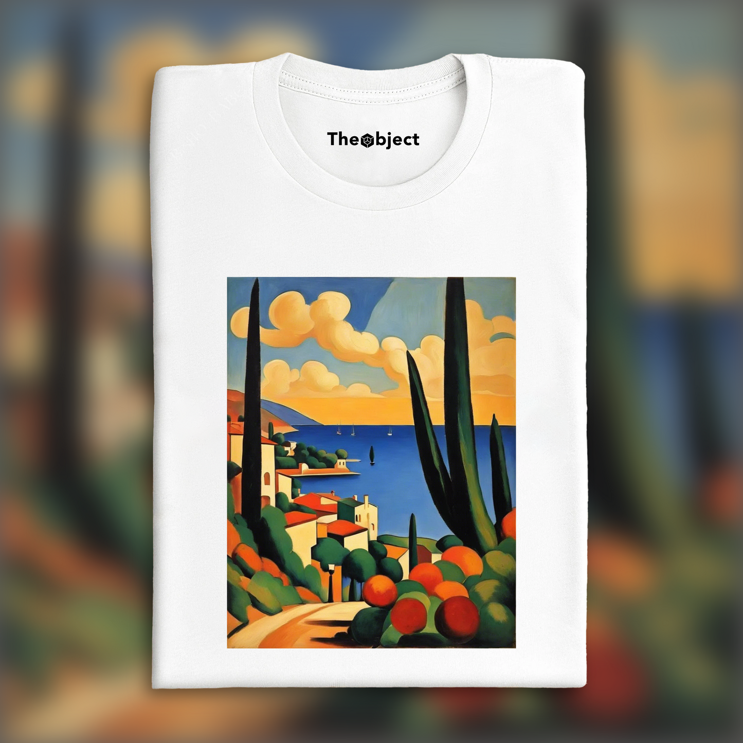 T-Shirt - Landscapes combining wild colors and bold shapes, Italy - 2550914116