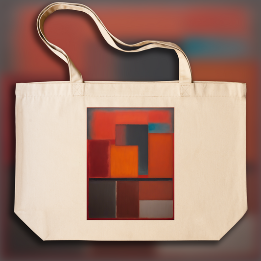 Tote bag - Expressionnisme abstrait américain du XXème siècle, Yurakete ombragé - 816715430