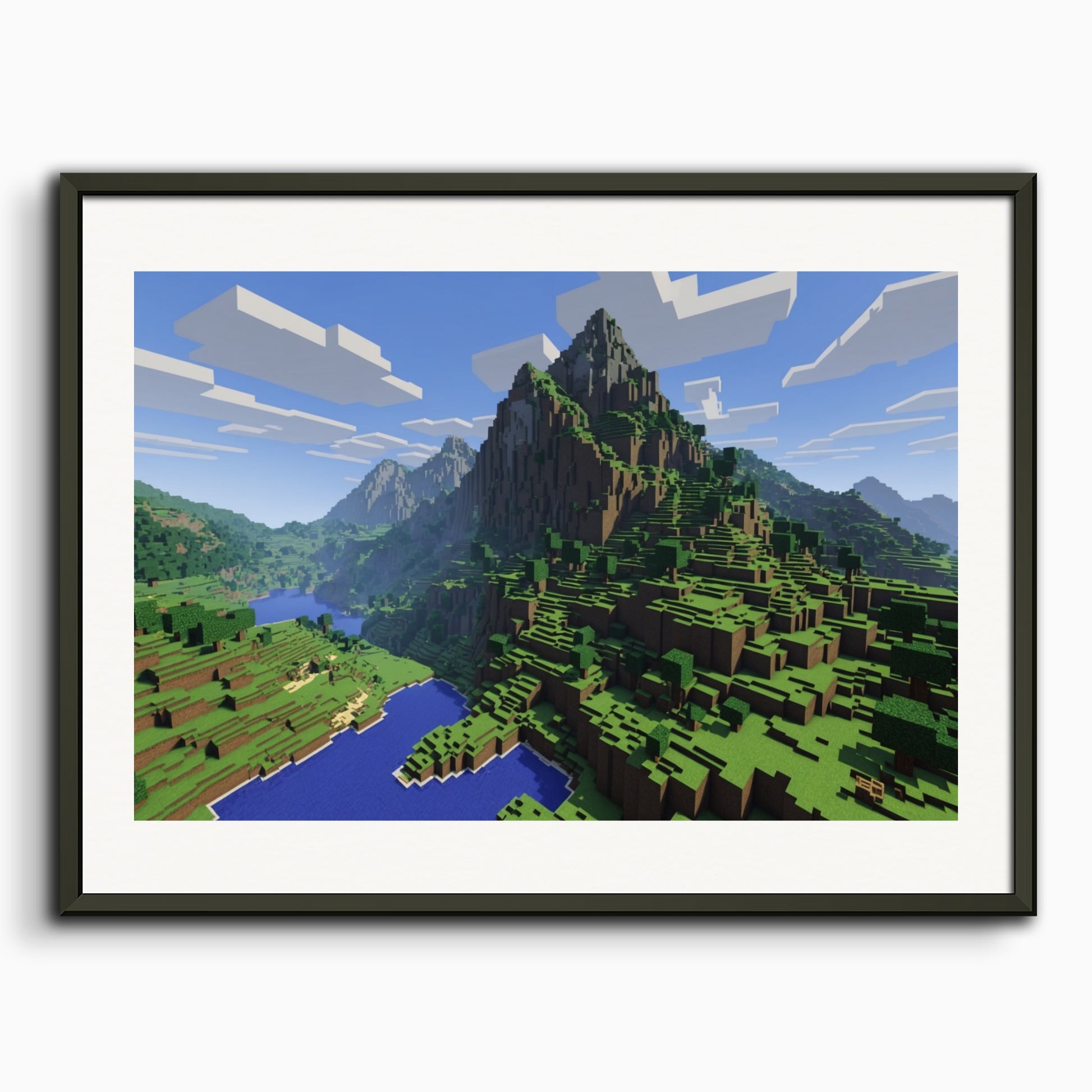 Poster: Minecraft, mountain