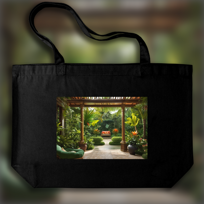 Tote bag - Jardin tropical, Vegetation - 122559186