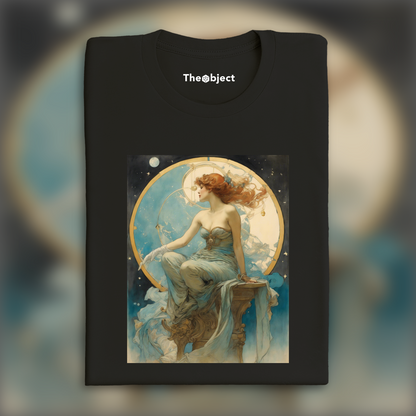 T-Shirt - Provocative Baudelairean scene, eroticism and macabre symbolism, Astrology, Aquarius sign - 2310600653