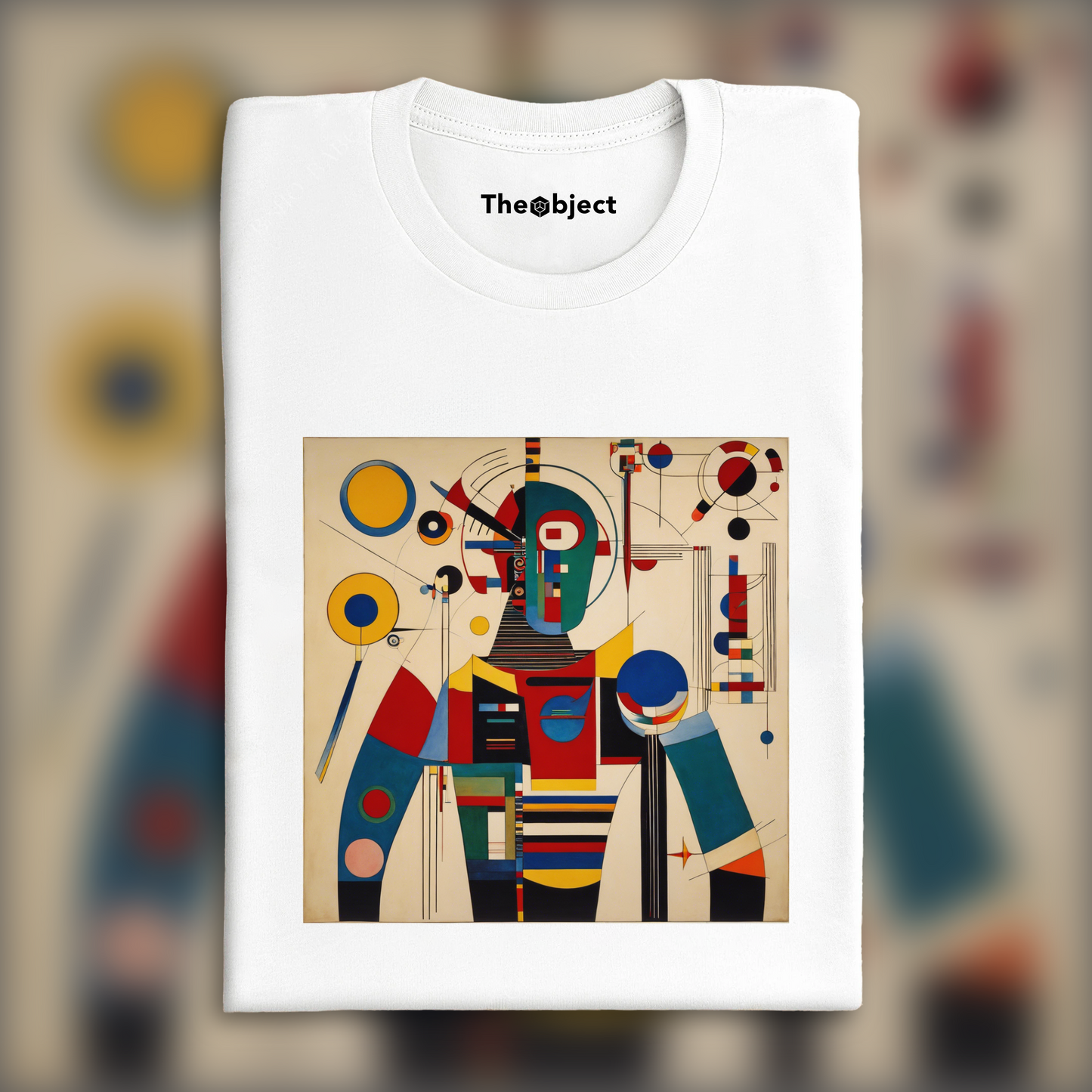 T-Shirt - Art abstrait géométrique, Cyborg - 1920528786