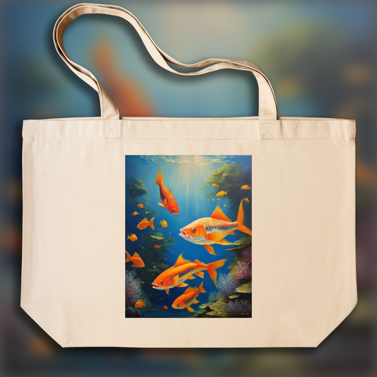Tote bag - Magical realism, Fish - 1901064942