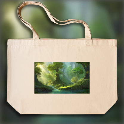 Tote bag - Fantasy, Magical elven forest - 921434931