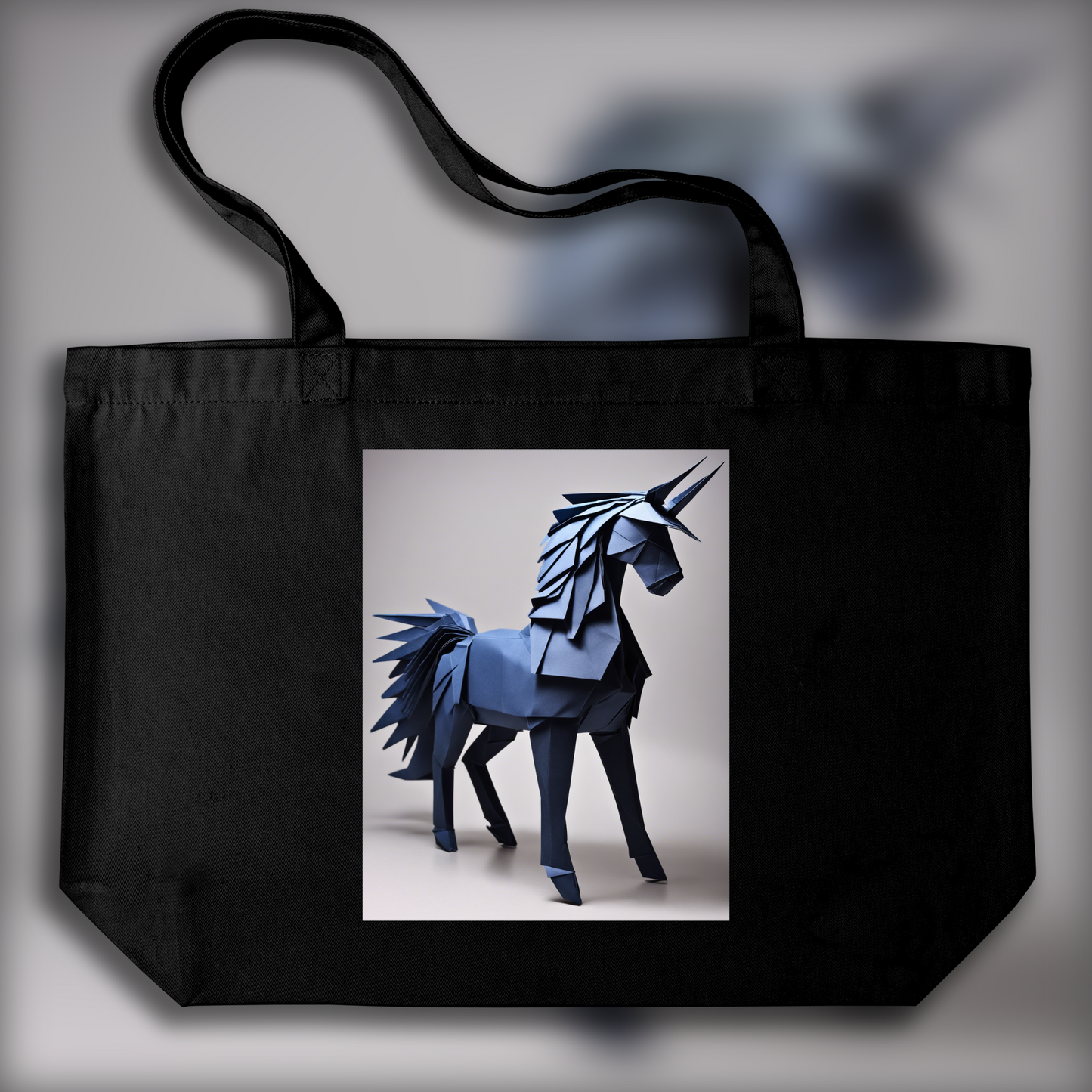 Tote bag - Origami, Licorne - 1121054029