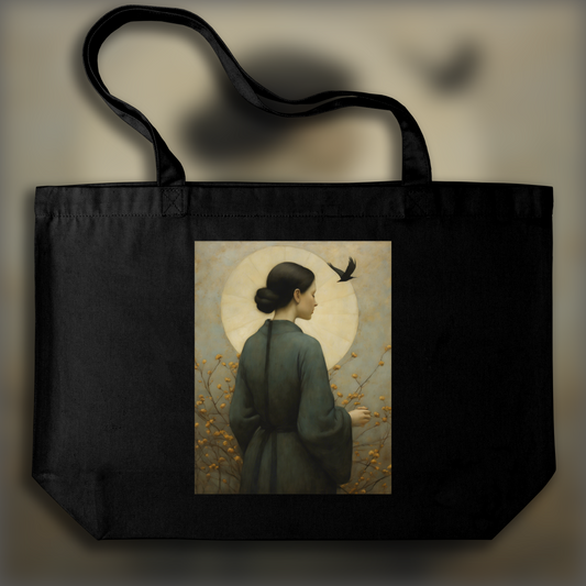 Tote bag - Dutch painting evoking tranquility, Astrology, cancer sign - 1860643577