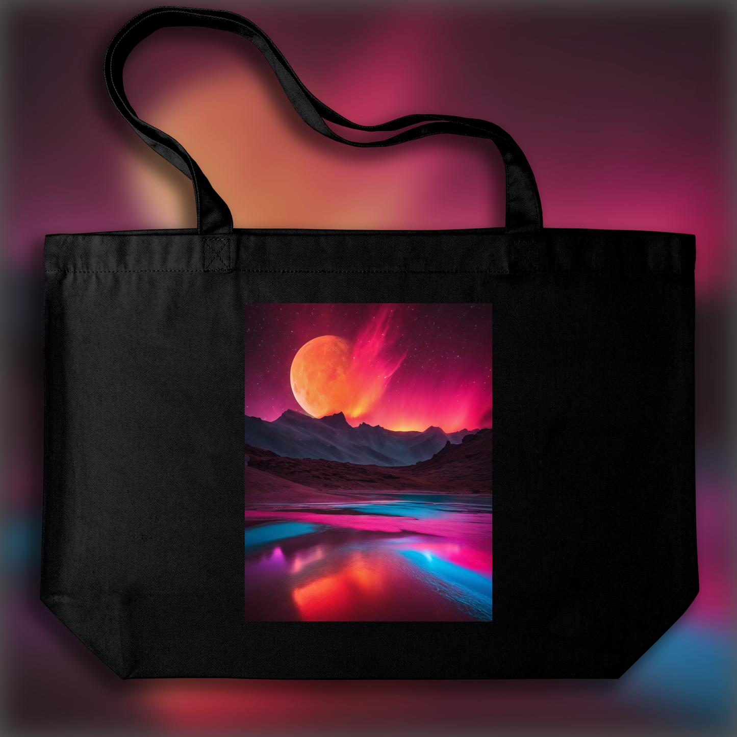 Tote bag - Photolab luminescent neon, Astronomy - 3958866581