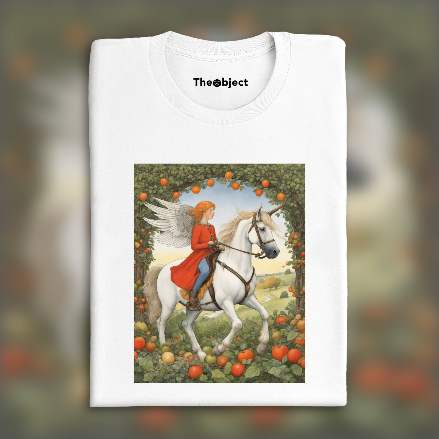 T-Shirt - Illustration capturant l'émerveillement et délicatesse de l'enfance, Licorne - 2283368098